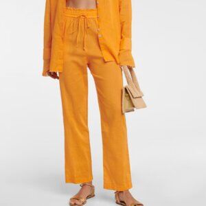 NWOT - Bananhot High Waist Drawstring Pants - Orange - Size M / L